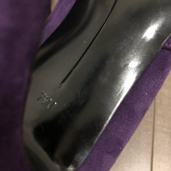 Purple Micro Suede Nine West Pumps | Heels - Picture 6 of 6